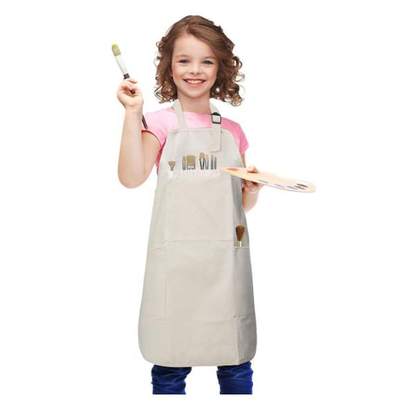 Awọn ọmọ wẹwẹ Apron pẹlu Igbimọ ẹgbẹ