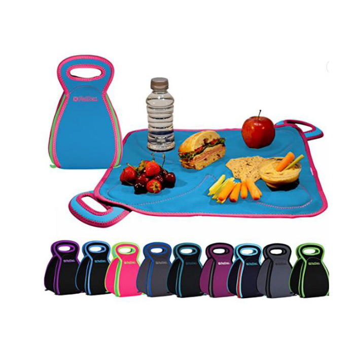 Unzips Bag Ọsan sinu Placemat