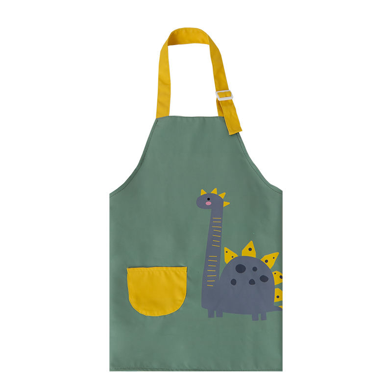 Mabomire Dinosaur Tejede Kids Apron